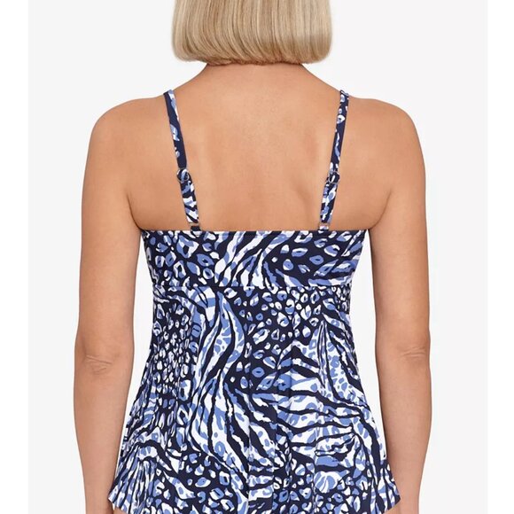NWT Swim Solutions Womens Underwire Adjustable Tankini Top Size 8-16 $80 1C403 - Picture 3 of 4